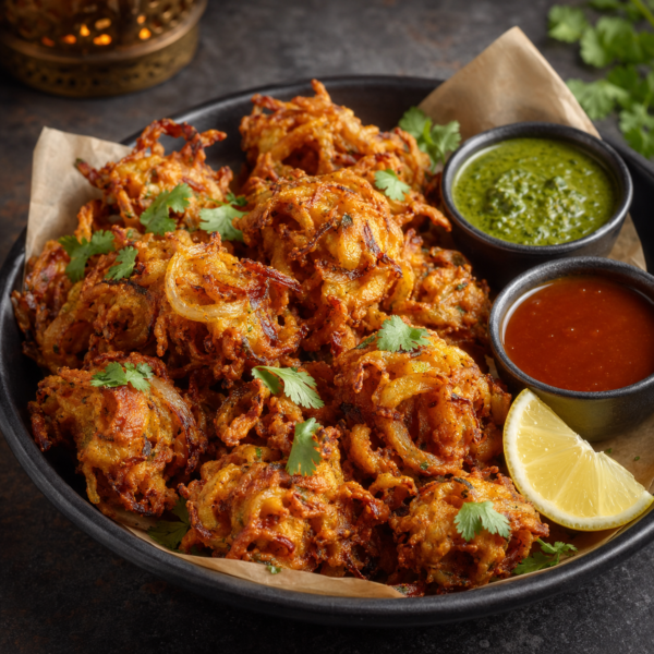 authentic golden onion bhajias